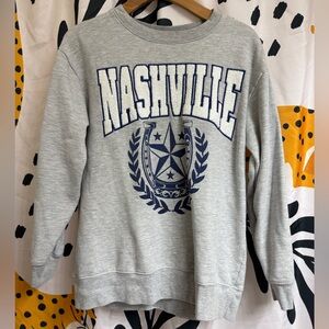 Oversized Nashville crewneck